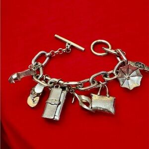 Vintage Kenneth Cole New York  Charm Bracelet